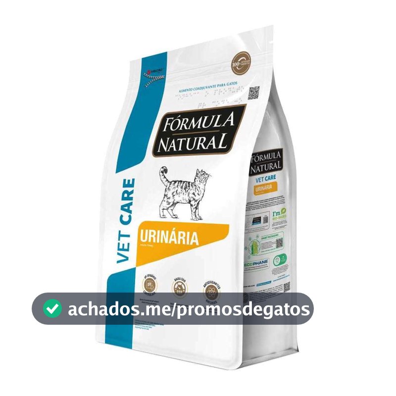 Ração Fórmula Natural Vet Care Urinária para Gatos Adultos 7 KG