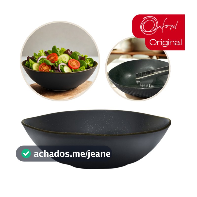Saladeira Tigela 26cm Ryo Volcano 1,6 Litros Oxford Porcelana