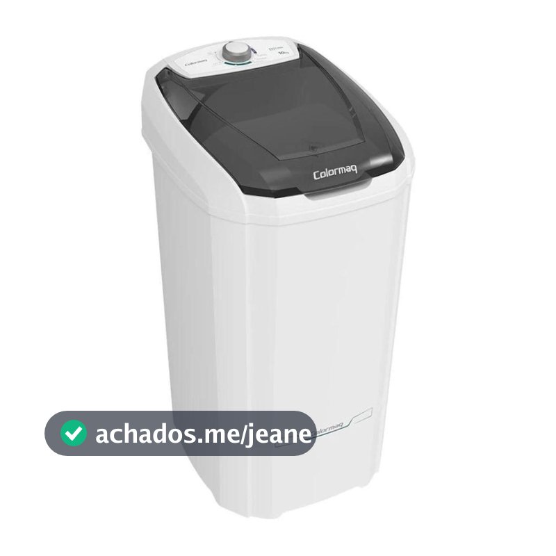 Lavadora de Roupas Tanquinho Colormaq 10Kg Branca