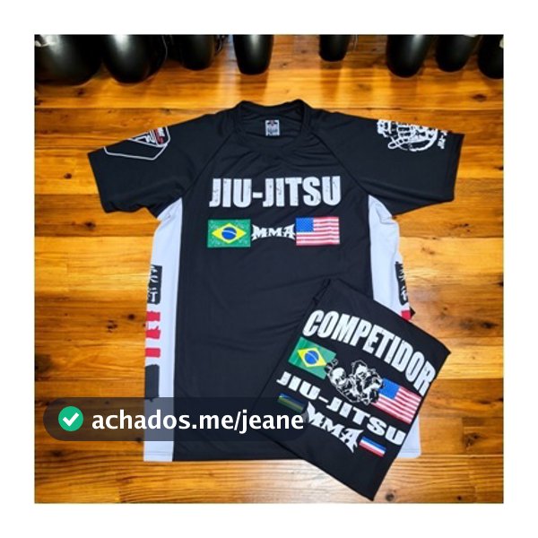 Camiseta Jiu Jitsu Competidor Muay Thai Boxe Mma Academia Treino Luta