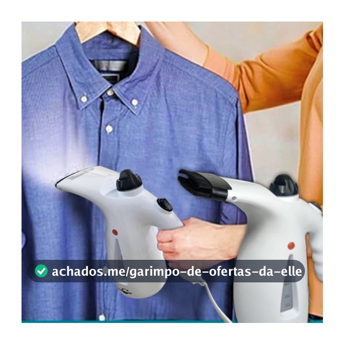 Passadeira À Vapor De Roupas Vaporizador Compacto Voltagem 110V 300ml Elimina Ácaros Odores De Roupa