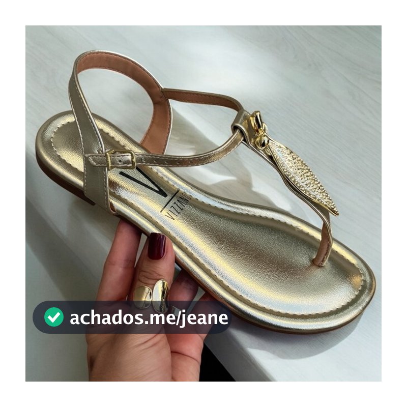 Sandália Feminina Rasteira Vizzano Original Rasteirinha Confortável e Leve