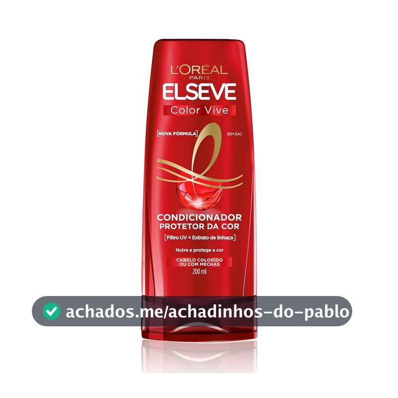 CONDICIONADOR COLOR VIVE ELSEVE LORÉAL PARIS 200ML
