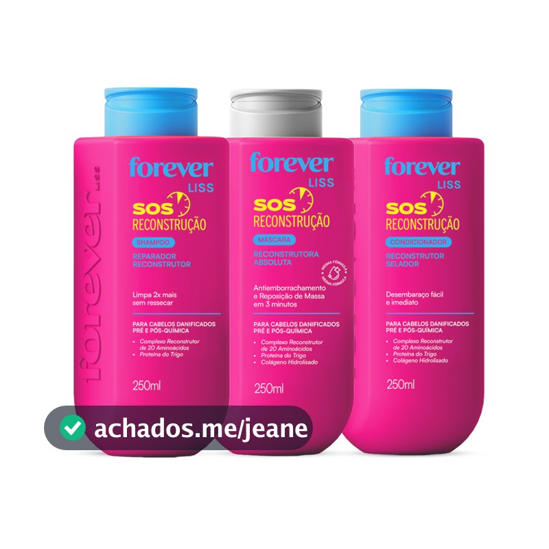 Kit SOS Reconstrução Forever Liss