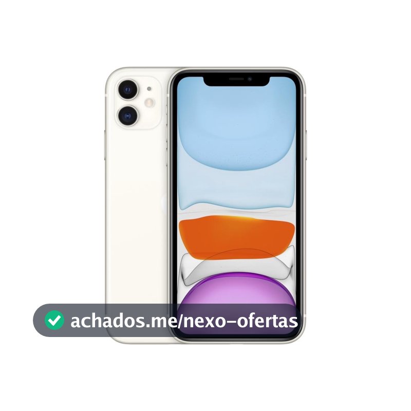 Usado: iPhone 11 64GB Branco Bom - bateria 70% - Trocafy - Apple