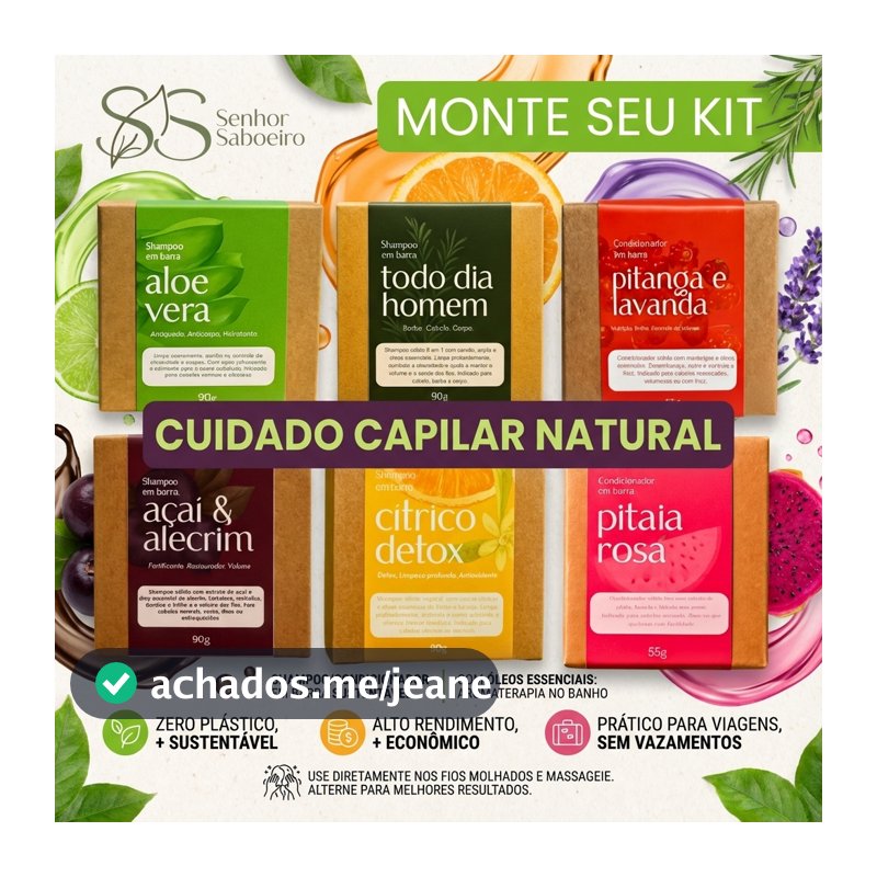Shampoo e condicionador sólido natural restaurador hidratação anti queda anti caspa limpeza profunda