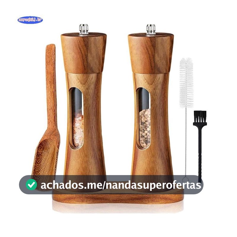 Moinho De Pimenta Sal E Manual Especiarias Com Moedor Cerâmico Ajustável Para De Piment