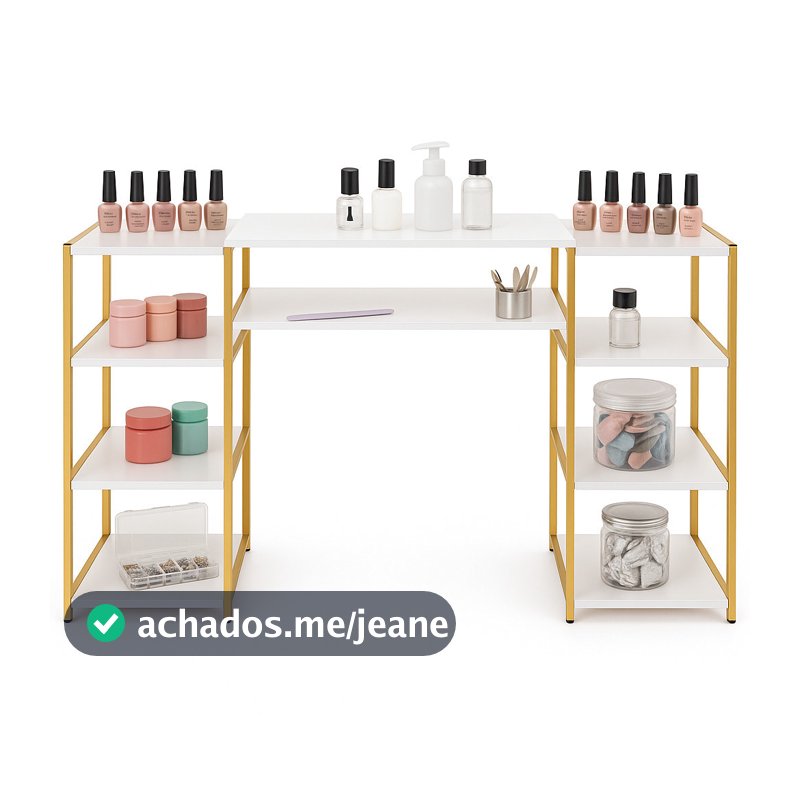 Mesa Manicure Grande Design Sofisticado e Exclusivo 1.50mt Comprimento
