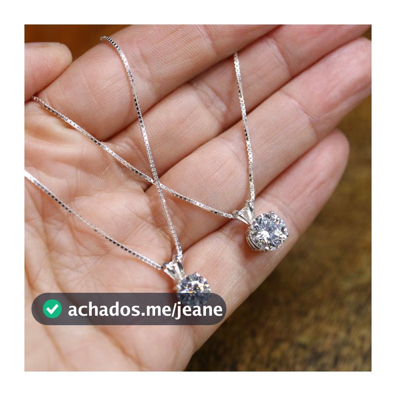 Colar Choker Ponto De Luz Folheado Banhado A Prata 925