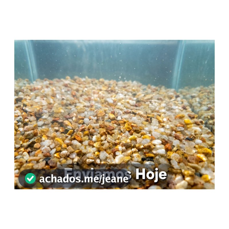 Cascalho de Rio Natural p/ Aquário Substrato Pedra de Rio Água Doce Betta 1kg a 5kg