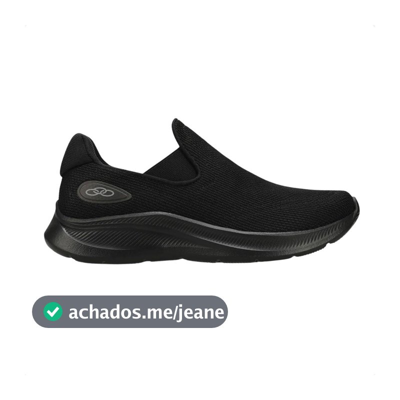 Tênis Corrida Feminino Olympikus Flutua 2 Preto Ajuste Prático e Visual Contemporâneo, Sendo uma Excelente Opção