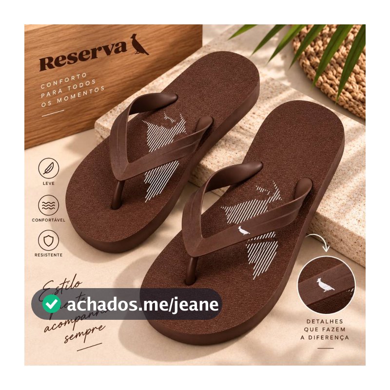 Chinelo Adulto Masculino Leve e Antiderrapante Promoção Ortopédico