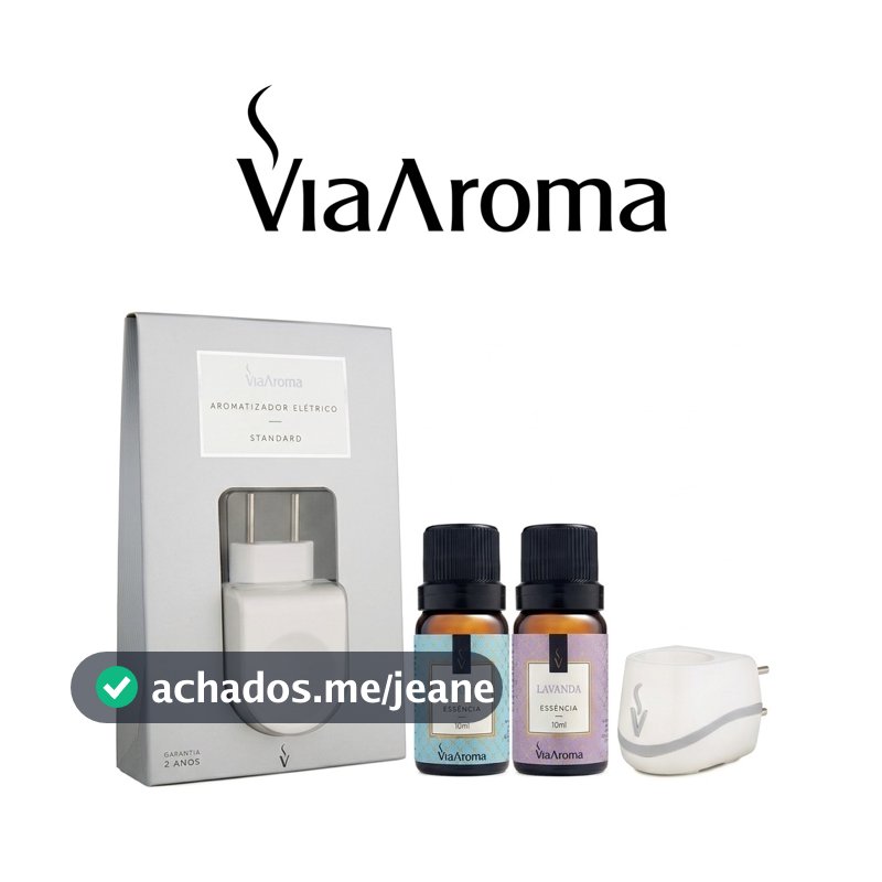 Aromatizador ou Essencia - Via Aroma - Escolha: só Essência / Aparelho com essência / só Aparelho