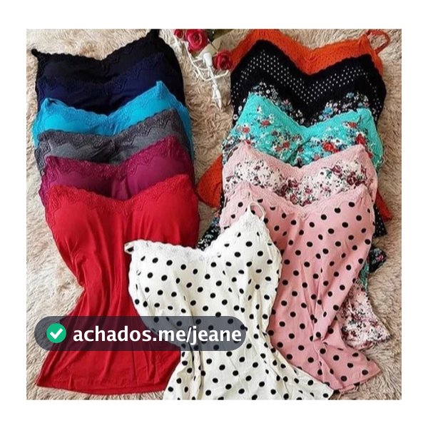 Kit 5 Regatas Renda + Bojo – Cores Sortidas, Use com Jeans ou Shorts