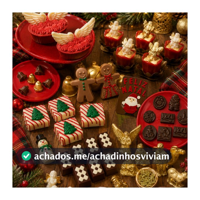 forma para chocolate BWB simples linha natal natalinos papai Noel 22 modelos a escolha (CHOCO)