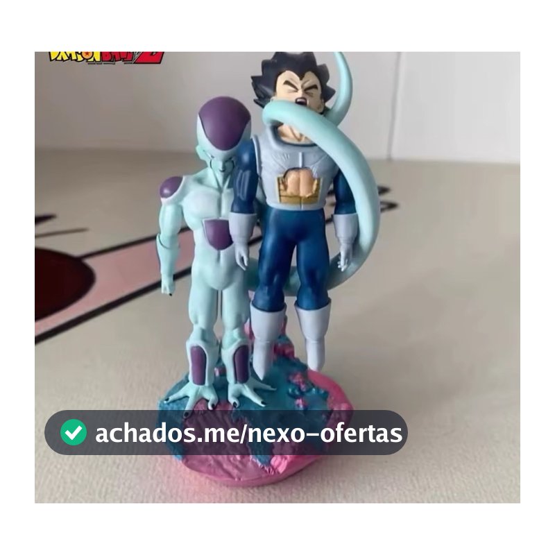 9.5cm Anime Dragon Ball Figura Frieza E Vegeta Figuras DE Ação PVC C
