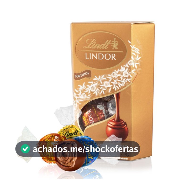 Caixa de Bombons Lindt Lindor Sortidos 75g