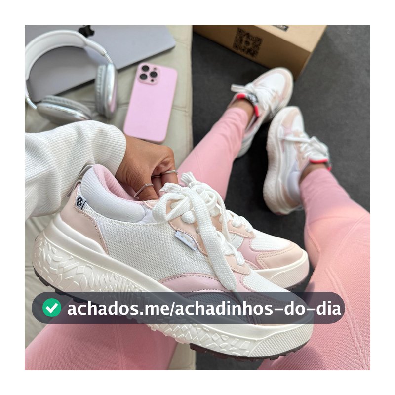 Tênis Feminino Blogueira Casual Academia Confortável Leve Macio