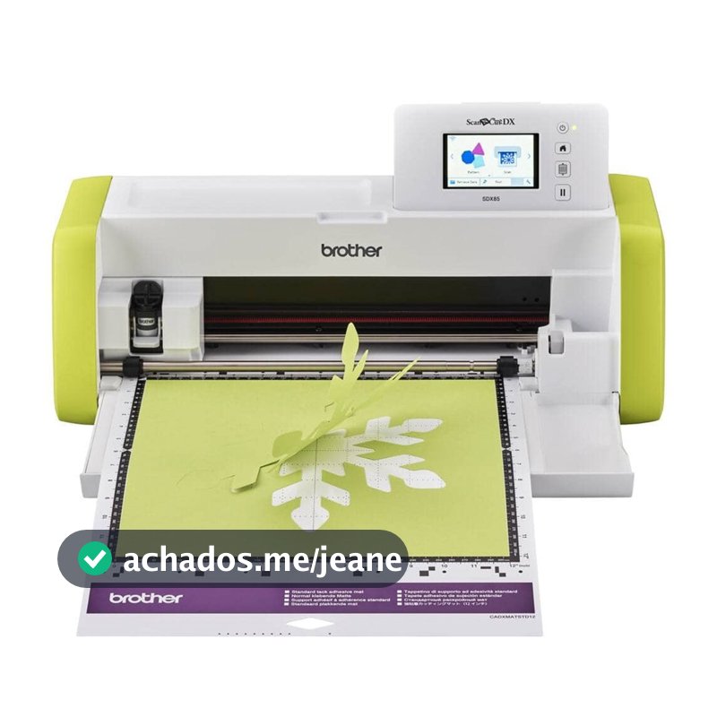 Scanncut Sdx85 Brother Corta Papel Vinil Tecido Eva Ate 3mm