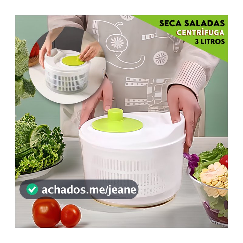 Centrífuga De Salada Secador Manual - Nosso Lar