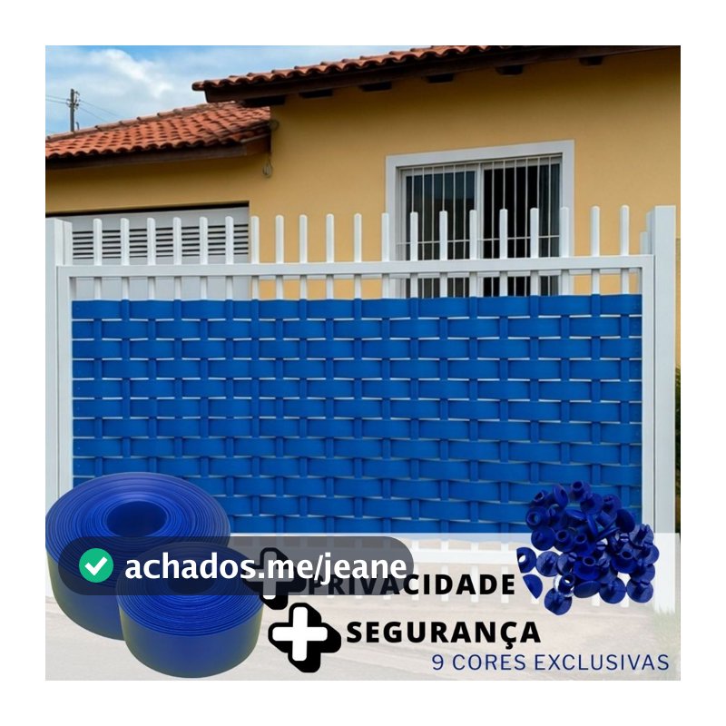Protetor de Portão 50, 25 ou 10 METROS COM (10 cm de altura) Varias Cores