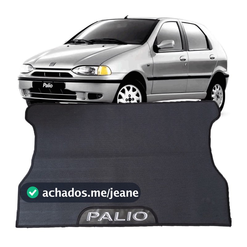 TAPETE EMBORRACHADO PARA PORTA MALA MALAS ESPECIFICO DO CARRO PALIO 1996 A 2003