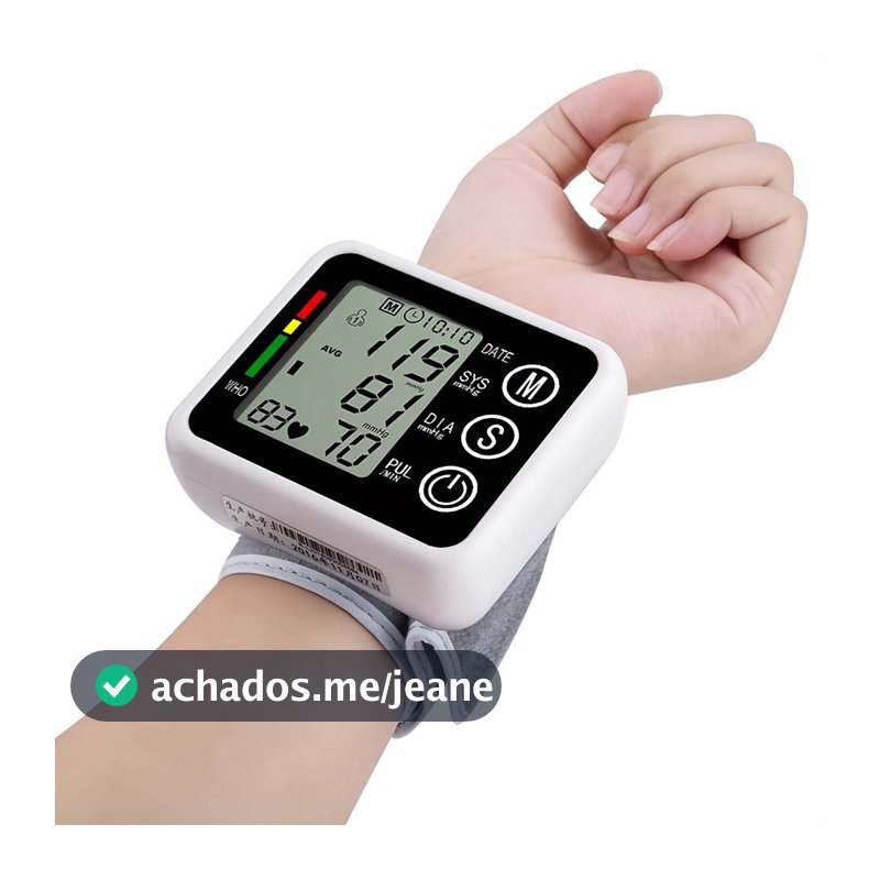 Medidor Pressão Digital De Pulso Com Voz Monitor Inteligente Aparelho De Pressão  MILLION