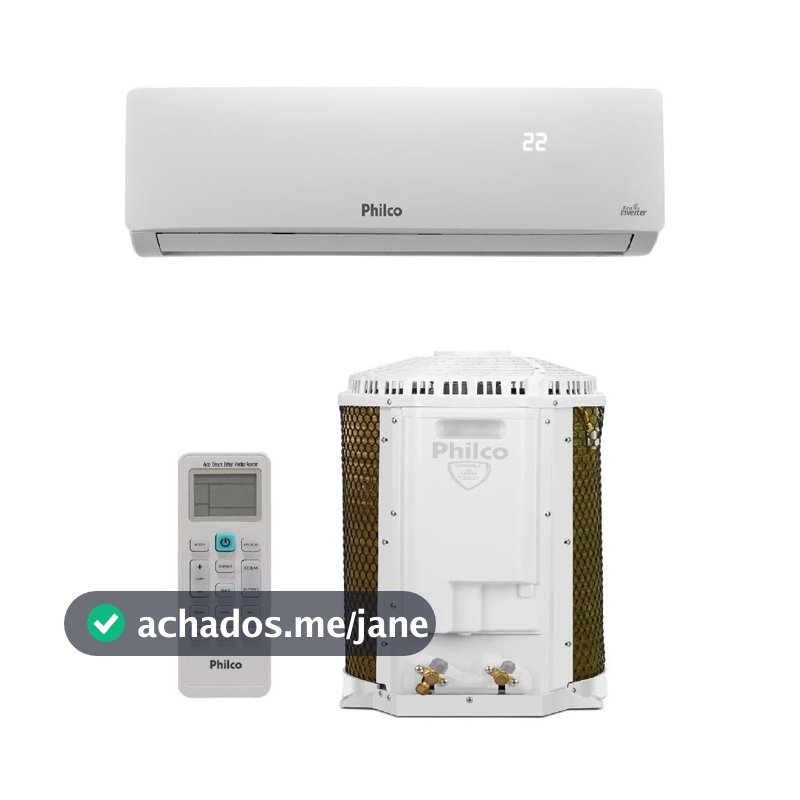 Ar Condicionado Split Philco Hi Wall Inverter 12.000 BTU/h Frio Monofásico Branco PAC12FC 220V