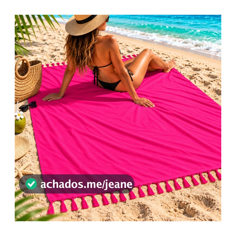 Canga de Praia Lisa Varias Cores Moda Verão Saida de praia Pareô 1.00 x 1.80 m / 100% Poliester