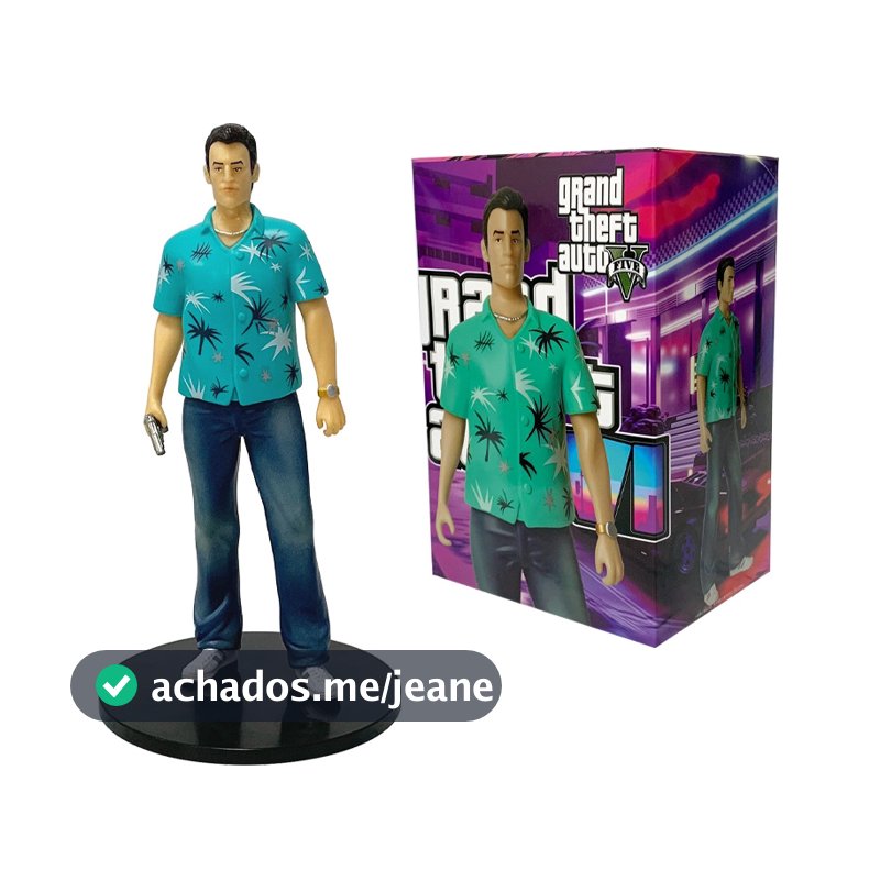 18cm Grand Theft Auto : Vice City Figura De Jogo Tommy Vercetti GTA Figuras De Ação Em PVC Modelo Coleção De Mesa Decora