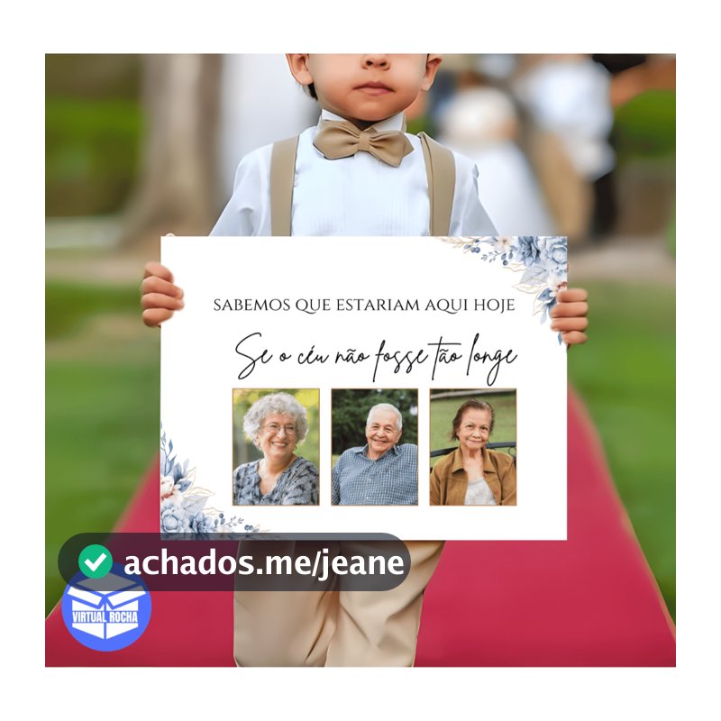 Placa Decorativa Entrada Casamento Cerimônia Homenagem Em Memória Fotos