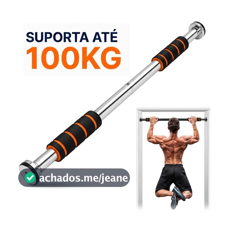 Barra Ajustável Para Exercício Barra Fixa De Porta Regulável Musculação