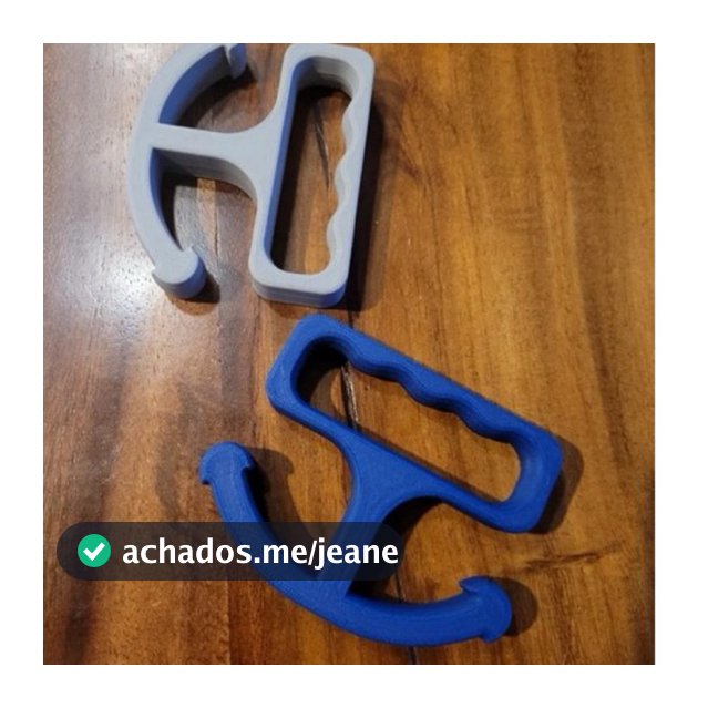 Suporte para Sacolas de Mercado e Feira | Alça Ergonômica para Carregar Compras
