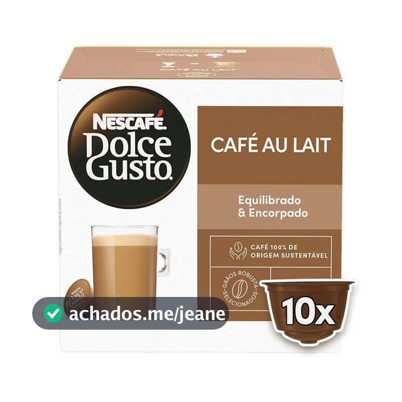 NESCAFÉ DOLCE GUSTO Café Au Lait 10 cápsulas