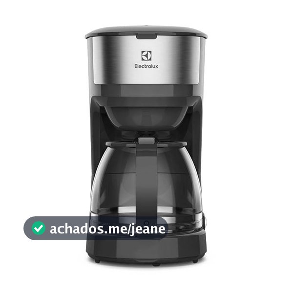 Cafeteira Elétrica Electrolux 30 Xícaras Efficient Função Manter Aquecido Cor Inox Preta (ECM20)