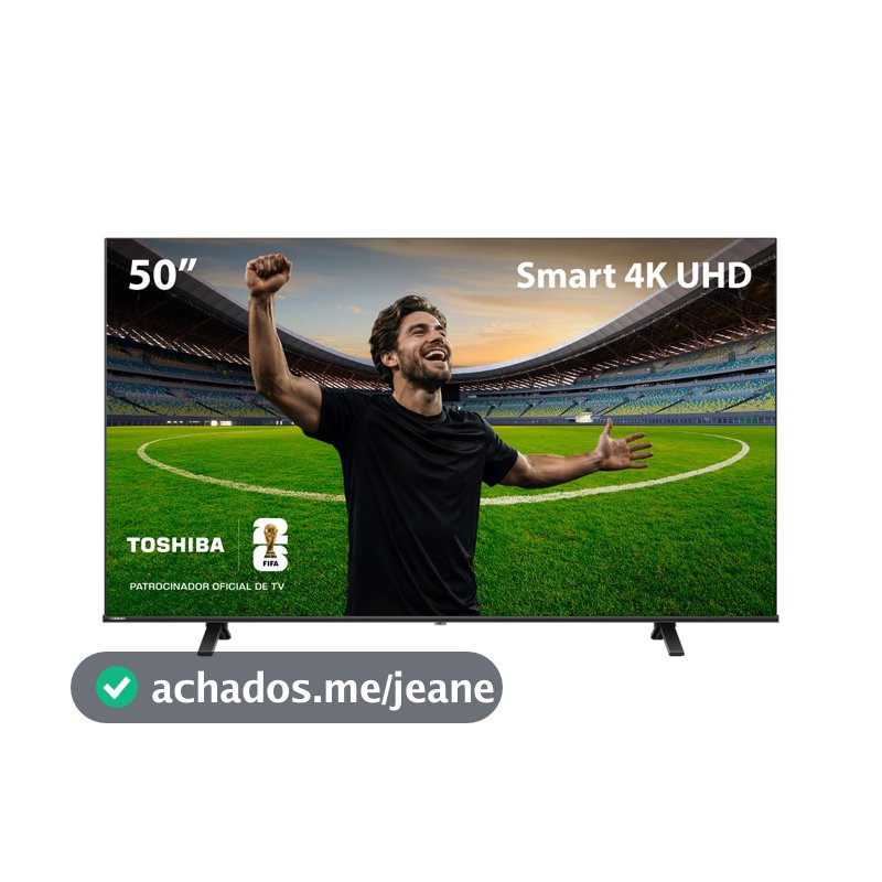 Smart TV DLED 50 4K Toshiba 50C350NS VIDAA 3 HDMI 2 USB Wi-Fi - TB054E