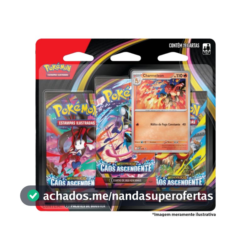 Blister Pokémon TCG Coleções Original Copag
