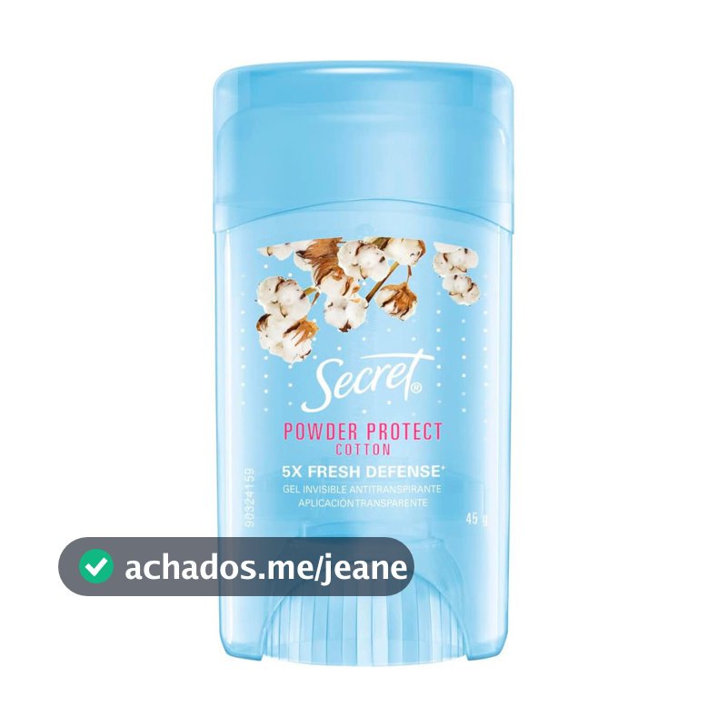 Desodorante Secret Em Gel Powder Protect Cotton 45G
