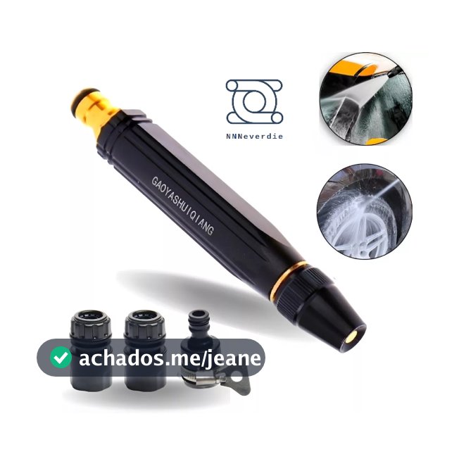 Bico Alta Pressao Para Mangueiras Com Tres Tipos De Jato