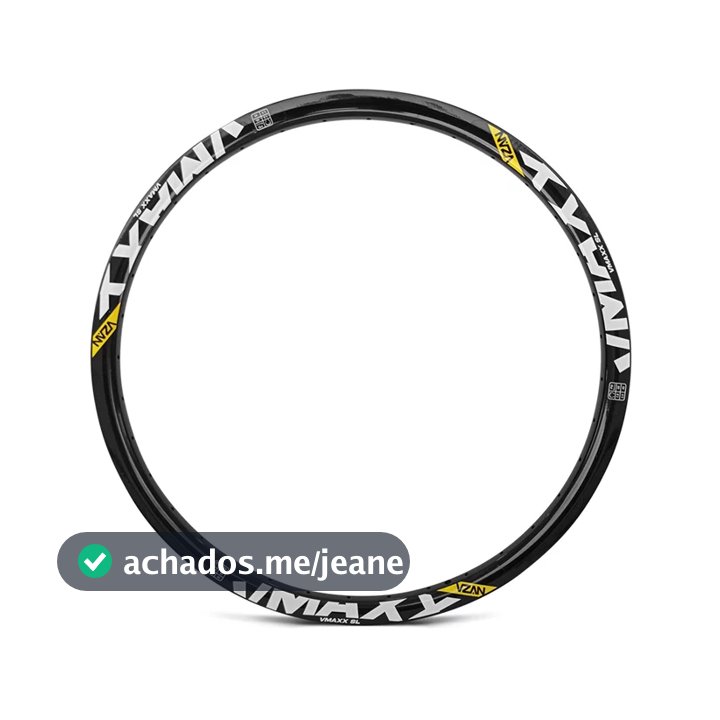 Aro 26 Vmaxx Folha Dupla Bicicleta 36 Furos Freio Disco Cor Preto