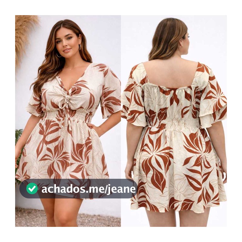 Macaquinho Vestido PLUS SIZE Short Saia Feminina Cores Variadas super confortáveis e leves qualidade e durabilidade