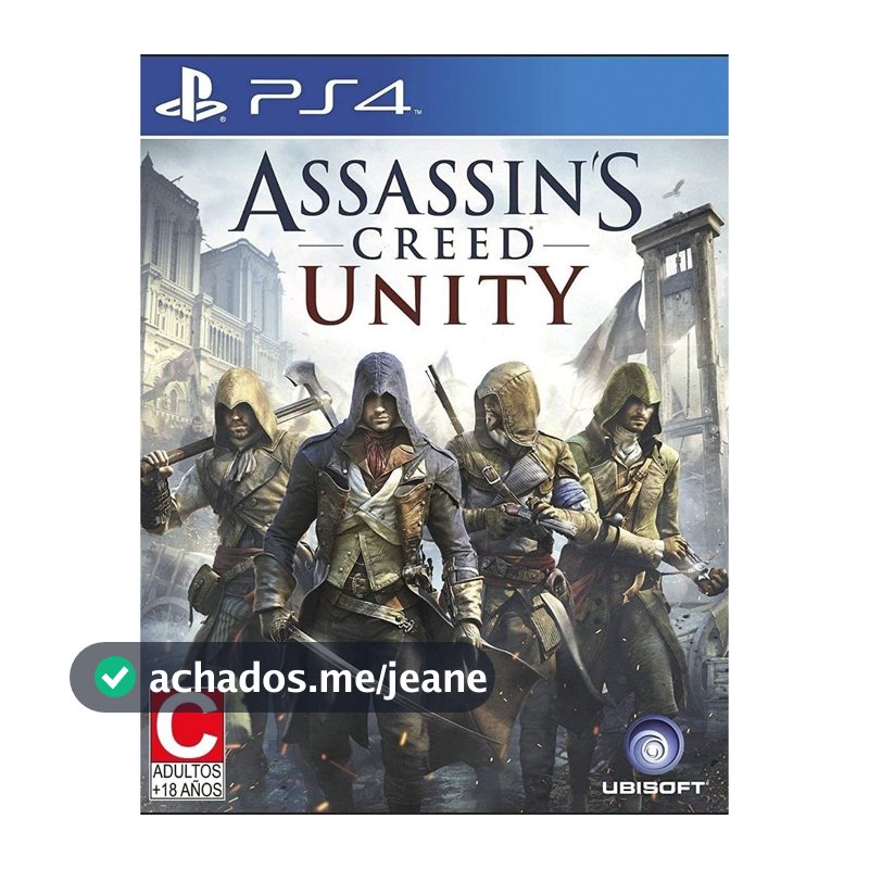 Assassins Creed Unity PS4 Midia Fisica