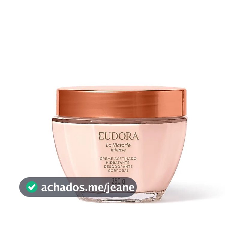Creme Acetinado Hidratante Desodorante Corporal La Victorie Intense 250g