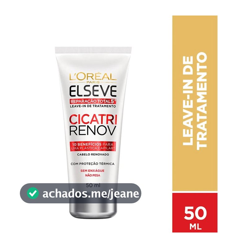 Elseve Reparação Total 5 Leave-in Cicatri Renov 50ml