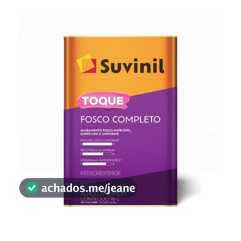 Tinta Toque Fosco Completo Cores Mais Vendidas 16L Suvinil