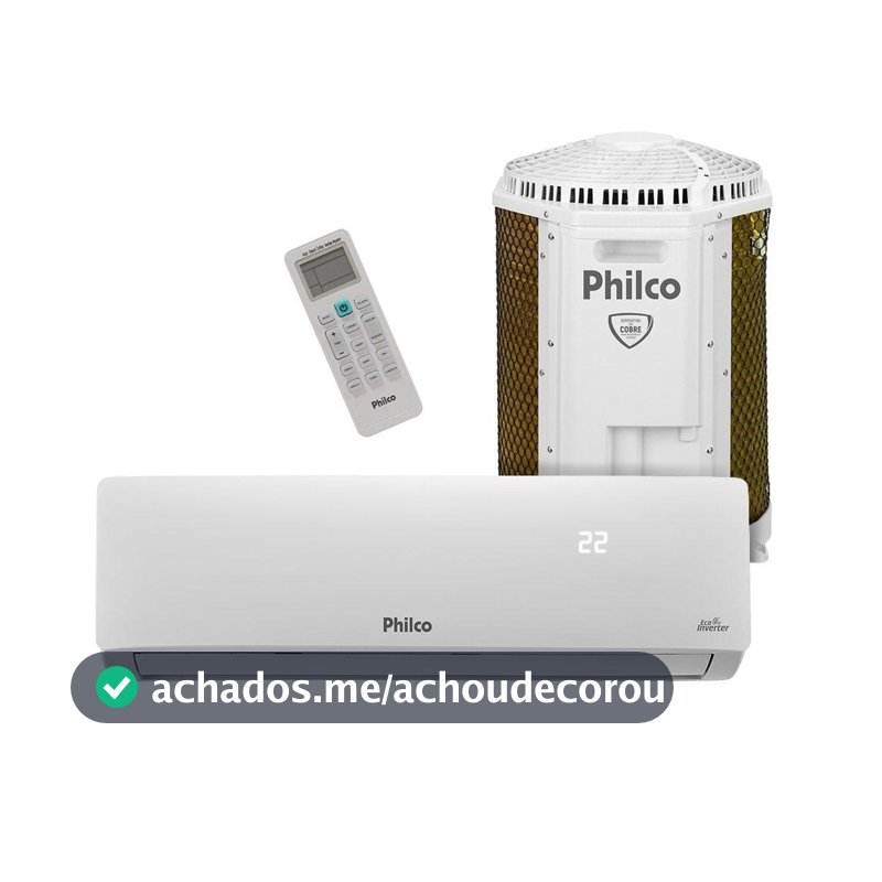 Ar Condicionado Philco 9000 BTUs PAC9FT - Split, Ciclo Frio, Inverter, Serpentina de Cobre, Branco