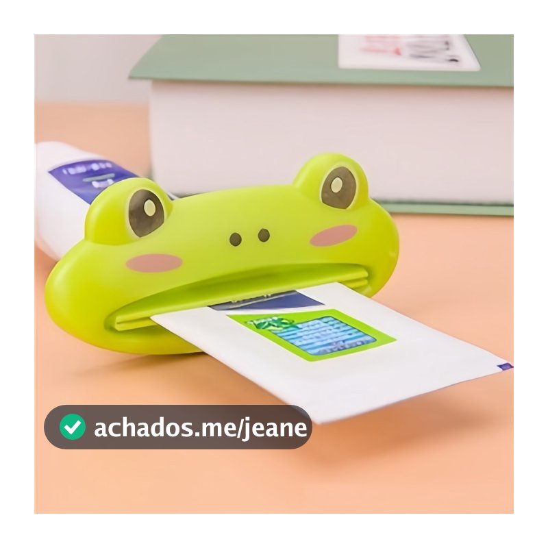 Adicionar À Lista De Desejos Distribuidor Multifuncional De Pasta De Dente Em Formato De Animal Fofo Para Banheiro/Limpe