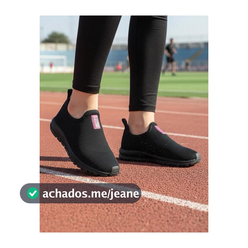 Tênis Meia Feminino Calce Fácil Ortopédico Academia Sneaker Slip On Sem cadarço  Esportivo Casual Confortável