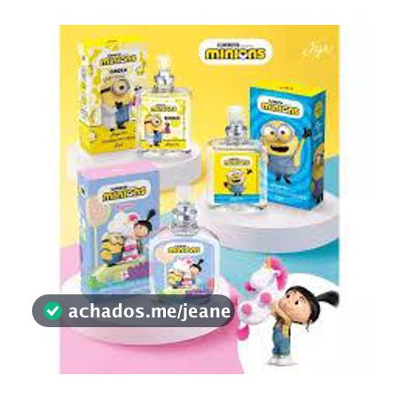 Colônias Minions e Agnes Miniatura 25ml, Jequiti (Cada)