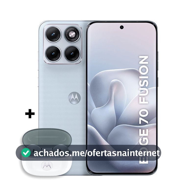 Kit Smartphone Motorola Edge 70 Fusion 5G 12 GB RAM + Moto Buds 2